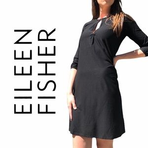 Eileen Fisher- Black Shift Dress